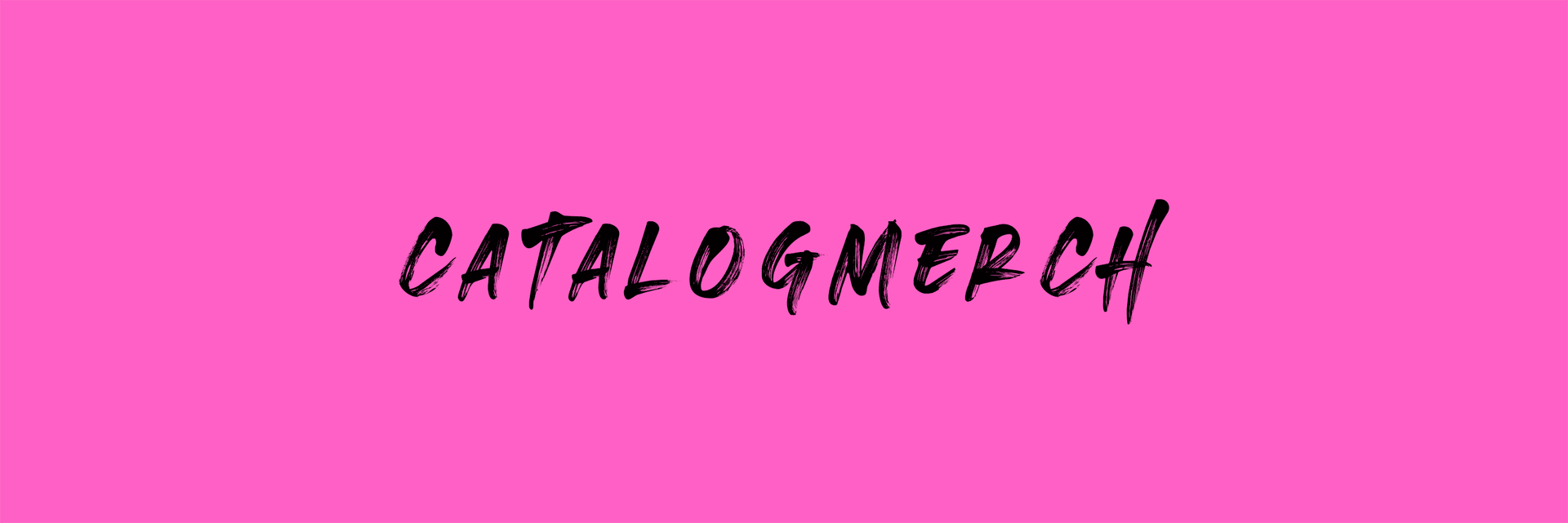 Banner for catalogmerch